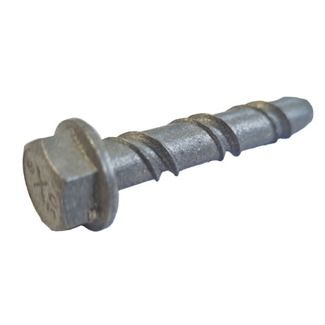 M12 x 100 Excalibur Flange Hex Screw Bolt, Mechanical Zinc