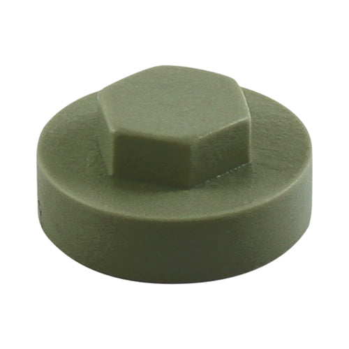 19mm Cover Cap Svelte Grey to suit hexagon head self drill screws with 8mm 5/16" heads, 19mm washers