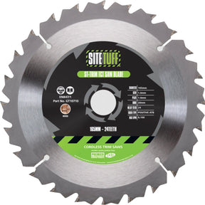 Site Tuff ST-TRIM 165 x 20 x 24t TCT Cordless Wood Blade GT10710
