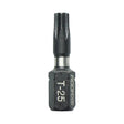 T25 x 25mm Addax X6 Impact Screwdriver Bit (Pack of 10) 25TX25X6