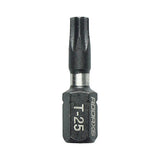 T25 x 25mm Addax X6 Impact Screwdriver Bit (Pack of 10) 25TX25X6
