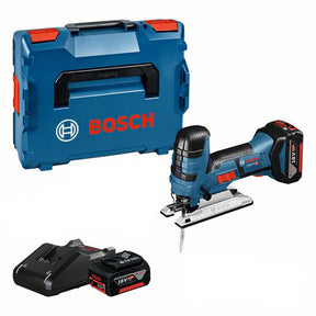Bosch GST 18V-LI Cordless Jigsaw, 2 x 4.0ah Batteries, Charger & L-BOXX