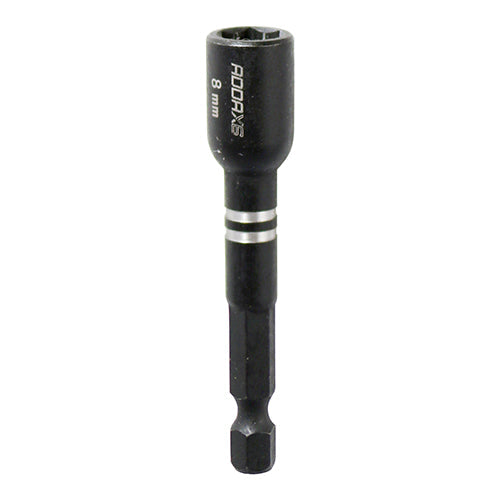 8 x 65mm Addax X6 Magnetic Impact Hex Drive Adaptor 8SDX6