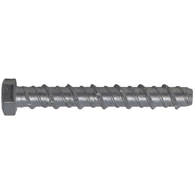 M10 x 100 Serbolt Hexagon Head Concrete Screw Bolt Mechanical Galvanised 40um
