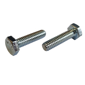 1/4" x 1" 1/2 UNC Hexagon Set Screw, Grade S, SAE Grade 5 (8.8) Zinc Plated