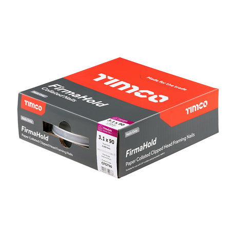 Firmahold 3.1 x 90 Straight FirmaGalv *No Gas* CFGT90 2200 nails per box