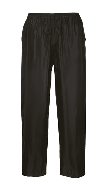 Medium Black Portwest Classic Rain Trousers