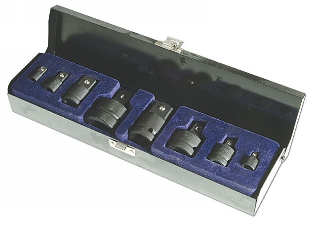 Laser 8 Piece Impact Adaptor Set, 1/4 - 1"