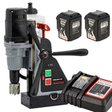 Euroboor EBM.36+/P-18V 1000W Cordless Magnetic Drilling Machine with 2 x 9.0Ah Batteries
