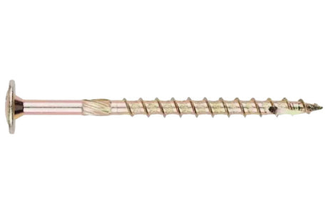10.0 x 240mm T40 Index Extra Long Washer Head Wood Screw, Zinc & Colour