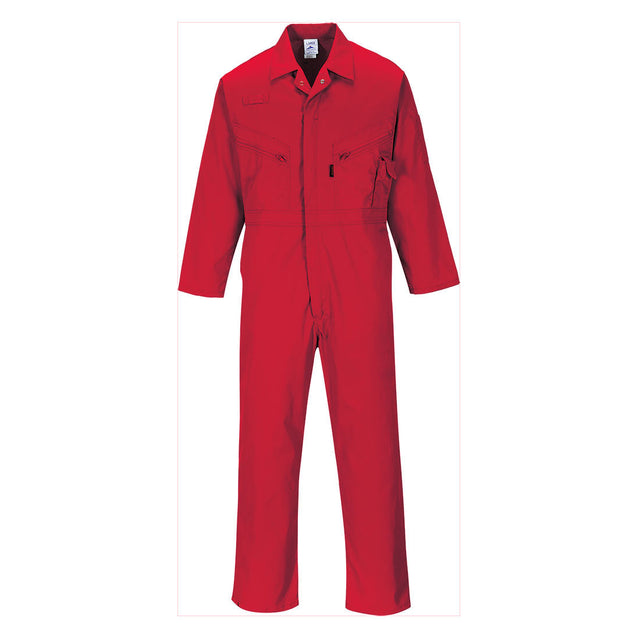 XXXL Red Portwest Safety Zip Front Coverall C813RERXXXL