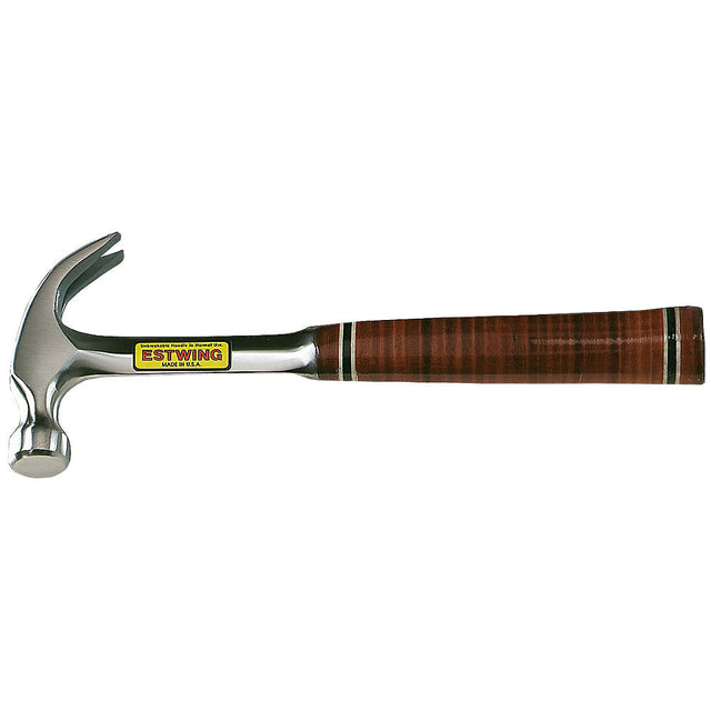 Estwing 24oz Curved Claw Hammer Leather Grip 7120T2400L