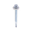 5.5 x 55mm (5/16" Hexagon Head) Self Drill Screws, Metal to Metal, Bright Zinc Plated For Steel 4-12.5mm Thickness with 16mm EPDM Washer ZH55W16B