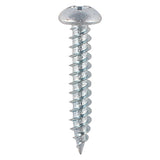 No.8 x 1/2" (4.2 x 12mm) Timco Woodscrew, Twin-thread Round Head Pozi No.2 (Boxed in 200's, Outer case of 15000) 00812CRWZ
