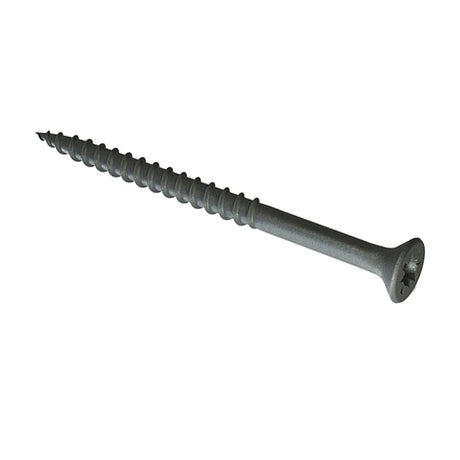 Deck-Tite 4.5 x 75mm Countersunk Pozi PZ2 Woodscrew, Net Coat Green. TFDT08300