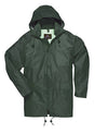 Small Olive Green Portwest Classic Rain Jacket