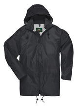Small Black Portwest Classic Rain Jacket