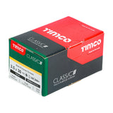 Timco 3.5 x 30mm (6x 1" 1/4) Countersunk Pozi Pz2, Classic Woodscrew, Steel Zinc / Yellow Plated, 35030CLAF