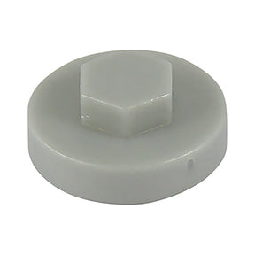 19mm Cover Cap White to suit hexagon head self drill screws with 8mm 5/16" heads, 19mm washers