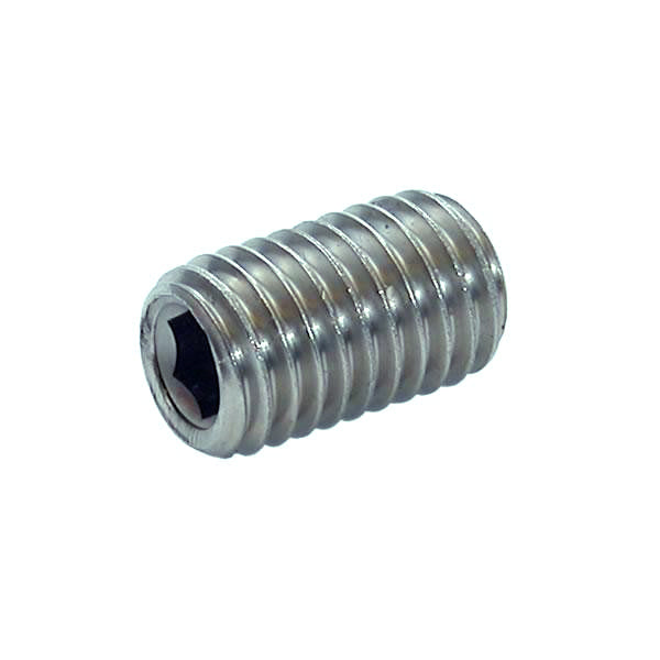 M4 x 5 Socket Set / Grub Screws Cup Point, High Tensile Grade 14.9 Bright Zinc Plated, DIN 916