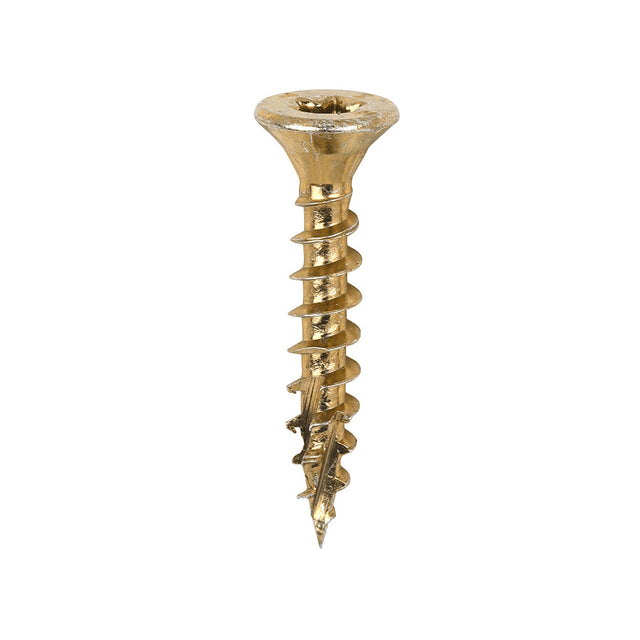4.0 x 25 Timco Countersunk TX20 Clamp Fix C2 Woodscrews Yellow 40025C2C