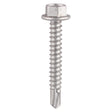 Timco 5.5 x 38mm (5/16" Hexagon Head) Self Drill Screws, Metal To Metal, Exterior Quality Plating For Steel 1.2-5.0mm Thickness L38