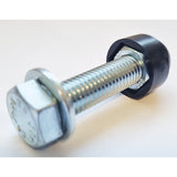 18mm Nut Cover Cap, Suits M12 Assembled bolts & nuts, Black Plastic Polyethylene