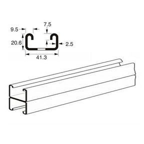 Shallow Back to Back Channel Gauge x 6 Metre. Galvanised. Unistrut compatible P3301T14X6HG