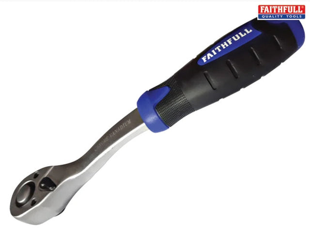 Faithfull 72 Teeth 1/2 Ratchet Handle FAISOCRAT12