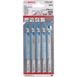 Bosch T321BF 132mm Bi-Metal Jigsaw Blades For Metal (Pack of 5) 2 608 636 707