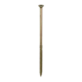 8.0 x 200 Timco Countersunk TX40 Clamp Fix C2 Woodscrews Yellow 80200C2C
