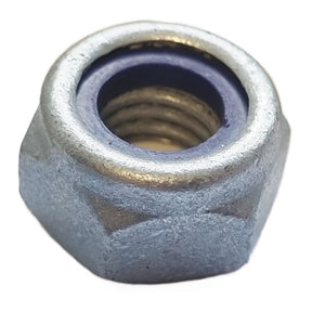 M10 Nyloc Nut Steel SUPERIOR MECHANICAL Bright Zinc Plated, Class 6 DIN 985 Type T, Thin