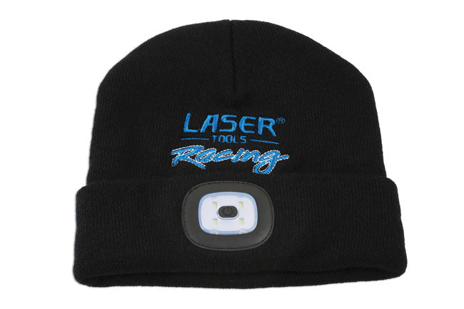 Laser Beanie with USB Rechargable Headlamp. 6899