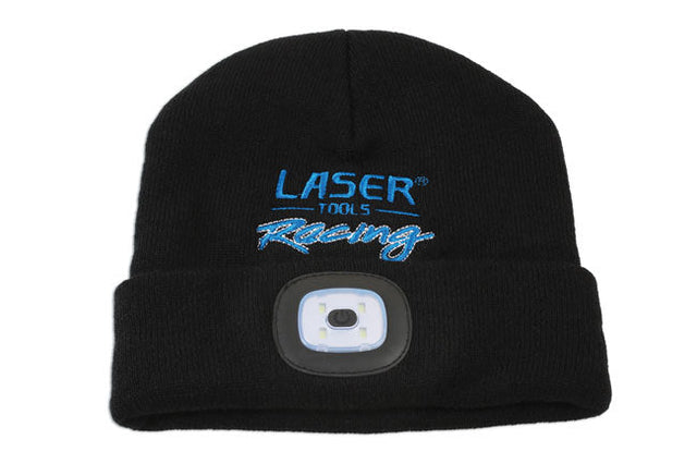 Laser Beanie with USB Rechargable Headlamp. 6899