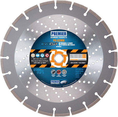 230mm x 22mm 6 Star Diamond Blade for Very Hard Material DP16661 P6/ECMH