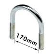 U - Bolts 6" Nominal Bore, 170mm Width Between Legs, Stainless Steel A4, (M12) Bolt only