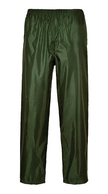 4XL Olive Green Portwest Classic Rain Trousers
