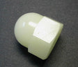 M4 Dome Nut Nylon Grade 66 Natural White DIN 158