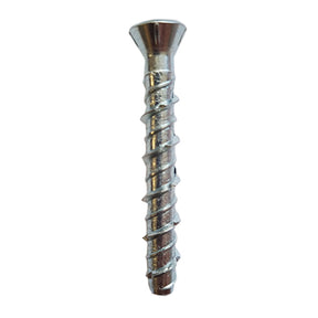 M5 x 75 Countersunk T25 Torx Concrete Masonry Screw Bolt Anchor, Steel Zinc Plated