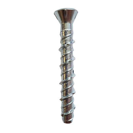 M5 x 75 Countersunk T25 Torx Concrete Masonry Screw Bolt Anchor, Steel Zinc Plated