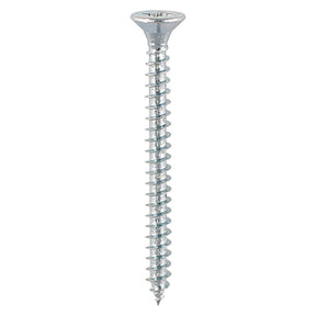 Timco 3.0 x 25mm (4 x 1") Countersunk Pozi Pz1, Classic Woodscrew, Steel Zinc, 30025CLAZ