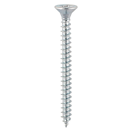 Timco 3.0 x 25mm (4 x 1") Countersunk Pozi Pz1, Classic Woodscrew, Steel Zinc, 30025CLAZ