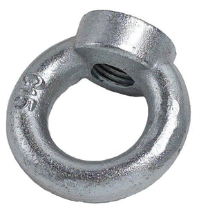 M8 Ring Nut, Steel Bright Zinc Plated, 20mm Eye, DIN 582