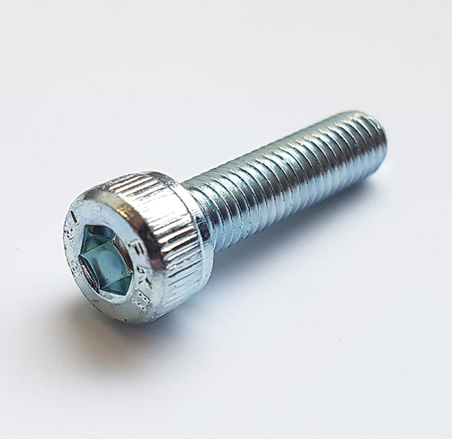 M20 x 40 Socket Cap Screw, High Tensile Grade 12.9 Bright Zinc Plated, DIN 912