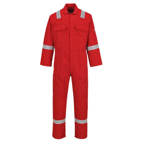 Medium Red Portwest Bizweld Iona Flame Resistant Coverall BIZ5RERM