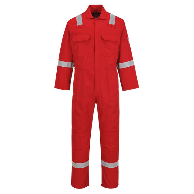 Medium Red Portwest Bizweld Iona Flame Resistant Coverall BIZ5RERM