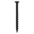 4.0 x 32mm (8 x 1" 1/4) Carcass Screws, Black Phosphate Countersunk Pozi No.2, FORCARS4232
