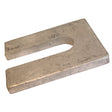 No.3 75mm x 100mm x 10mm with a 22mm slot (Suits bolts up to M20) Steel Metal Horseshoe Trouser Shim galvanised