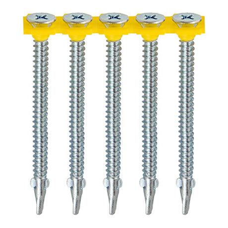 TIMco 4.8 x 44 Mezzanine Floor Wing Tip Collated Screws, Phillips Drive, Pack of 1000, 00044COLLW