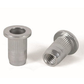 M6 Flange Rivet Nut Groved, Grip Range 0.5-3.0mm, Stainless Steel 316 (A4) Bralo 0373106009A4